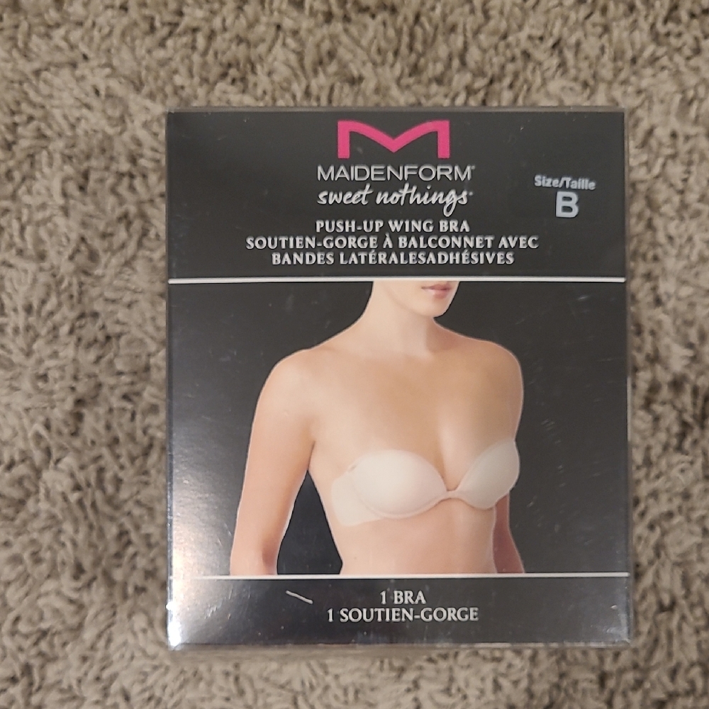Maidenform Sweet Nothings Push-Up Wing Bra - Nude